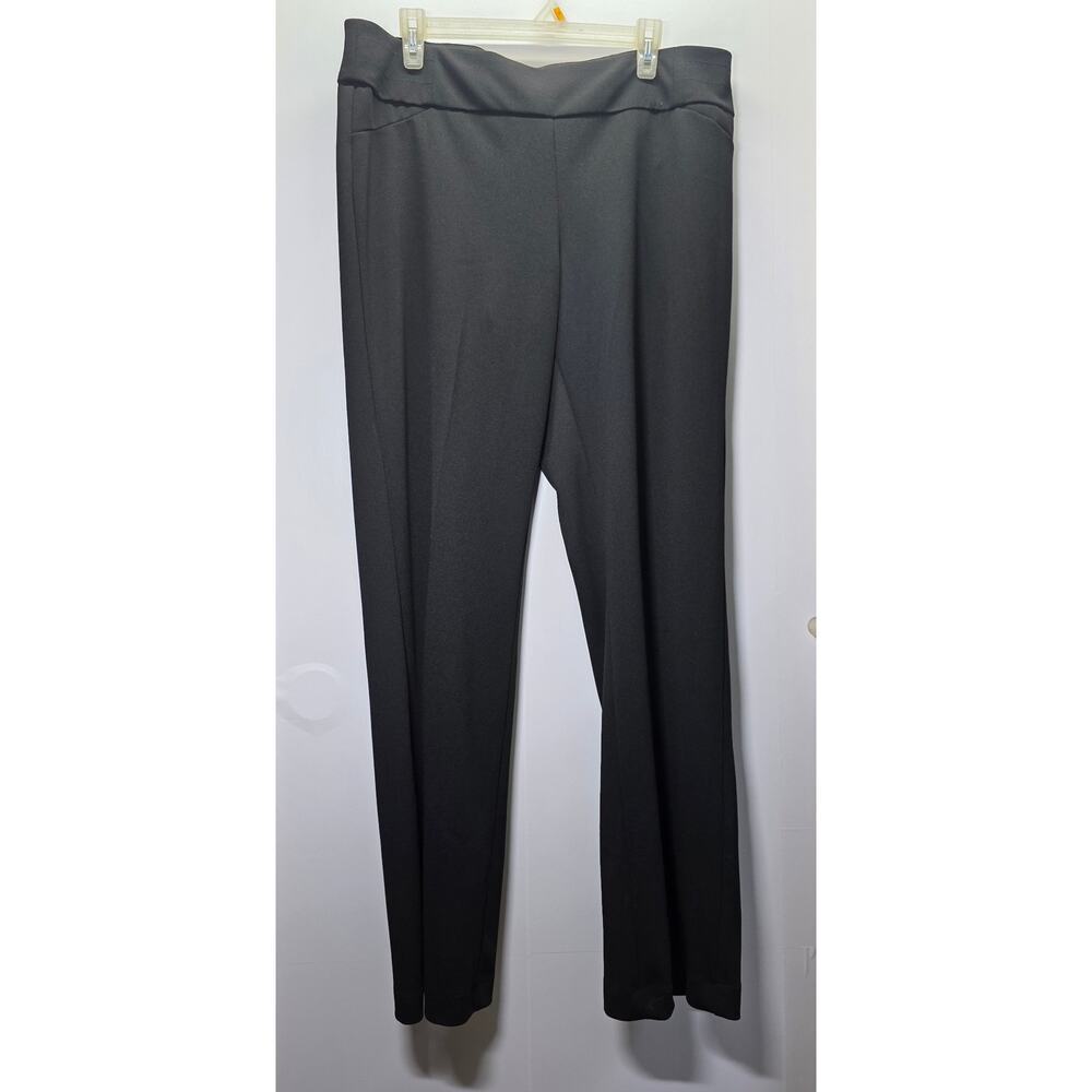 Briggs EUC black 16 pull on stretch dress trousers.